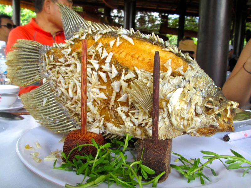 Local food at Mekong