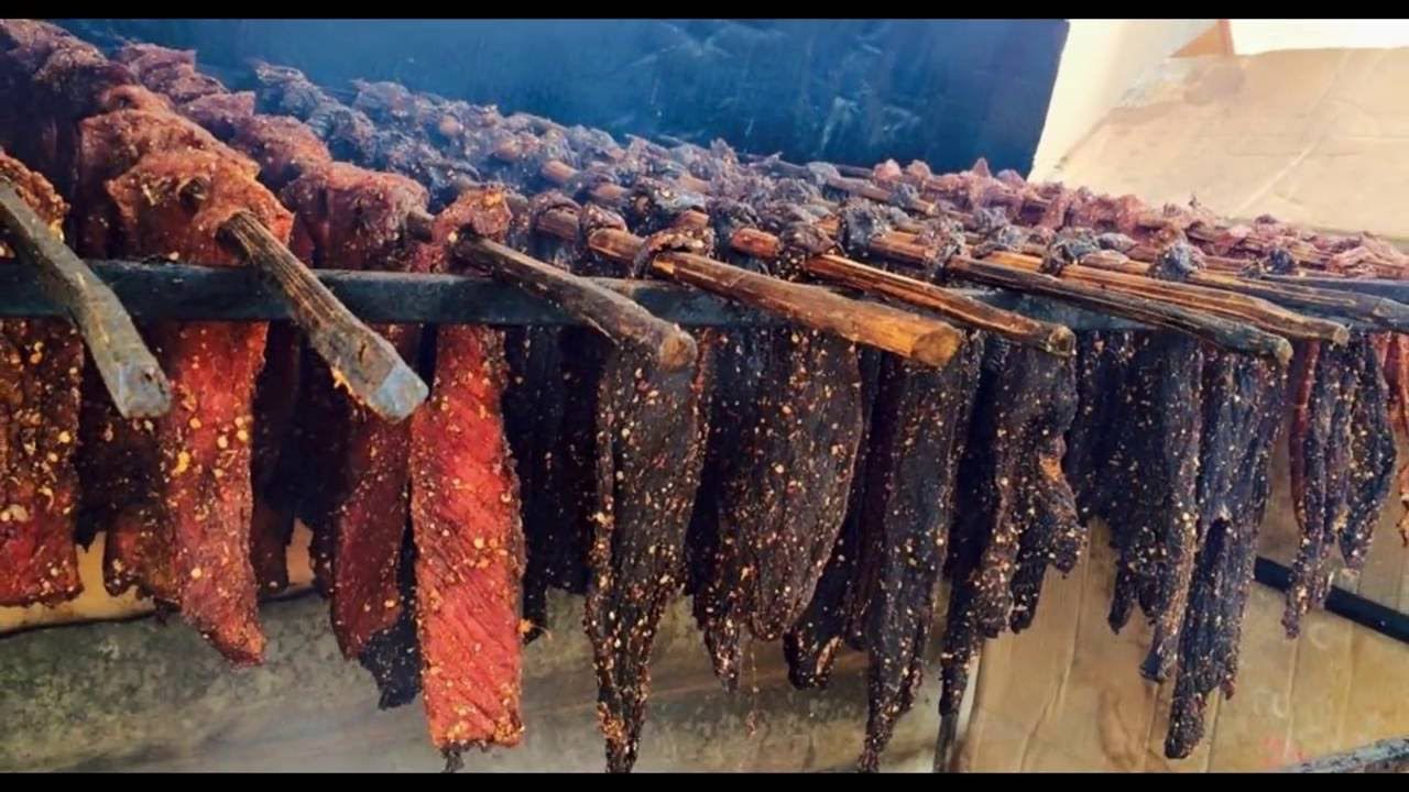 Smoking-shelf meat